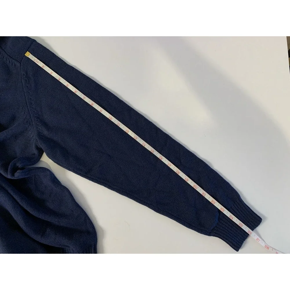 Izod Sweater Mens XL Blue Long Sleeve‎ Crew Neck - Picture 7 of 9